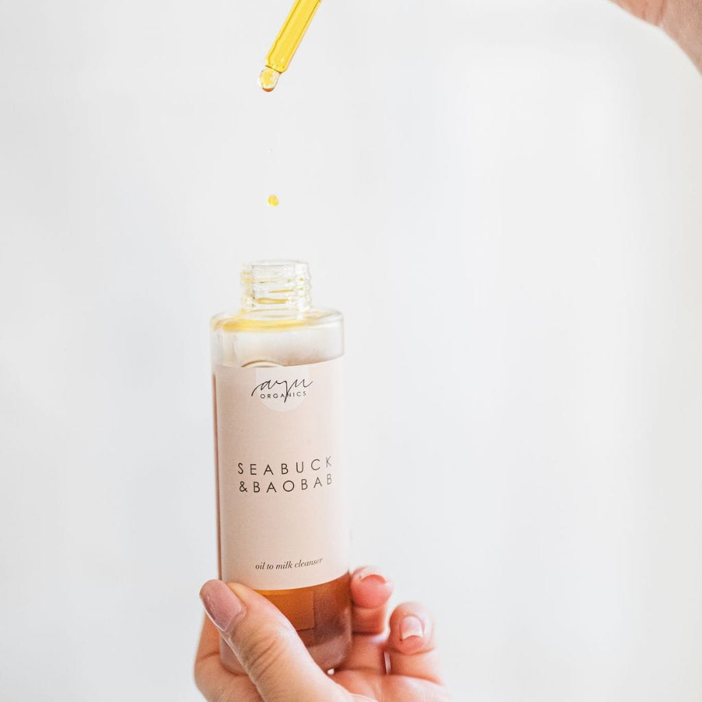AYU Organics Seabuck & Baobab kasvojen puhdistusöljy 100ml