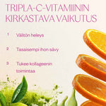 C-vitamiiniseerumi Flow Cosmetics Vitamin-C & Matcha, tripla C-vitamiini