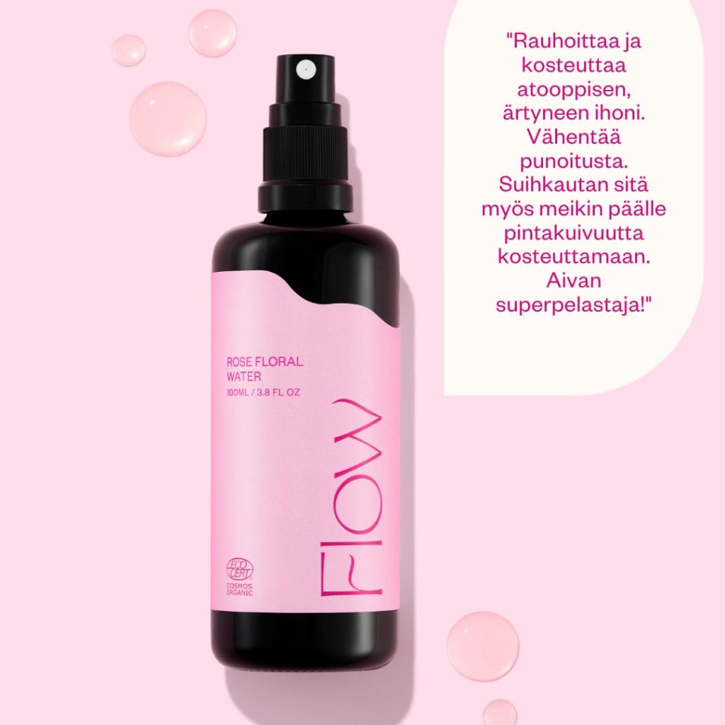 Flow Cosmetics Ruusuvesi 100ml