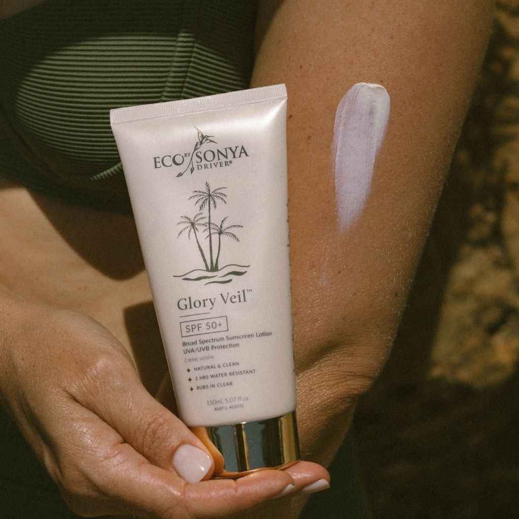 Fysikaalinen aurinkosuoja Eco by Sonya Glory Veil SPF 50+, 150ml