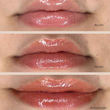 Huuliseerumi INIKA Organic Tinted Lip Serum sävyt huulilla