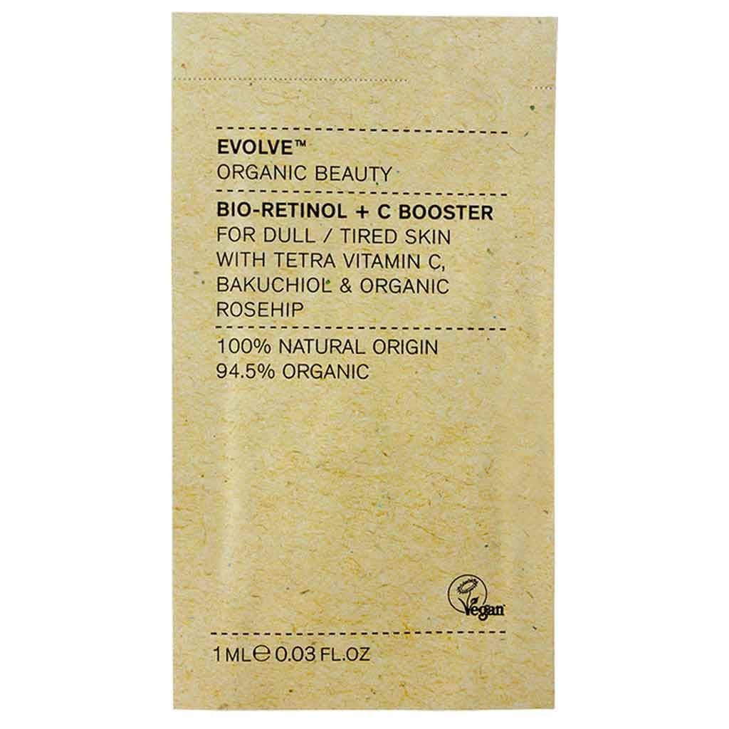 Kasvoöljy Evolve Bio-retinol + C Booster näyte