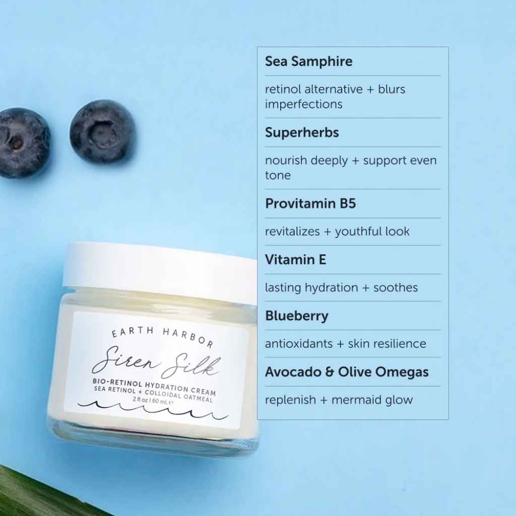 Kasvovoide Earth Harbor Siren Silk Hydration Creme 60ml