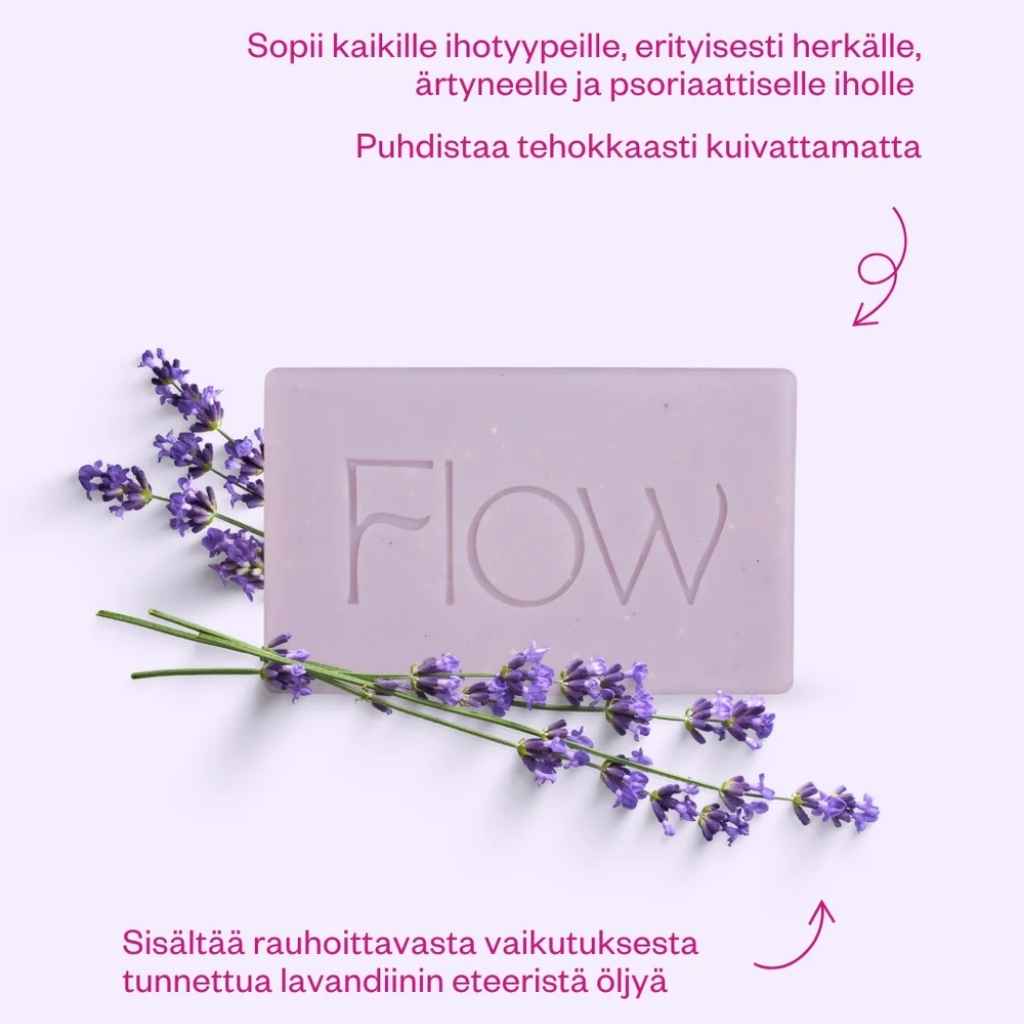 Laventeli saippua Flow Cosmetics Lavender Soap Bar