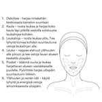 NUORI Caressing Facial Brush kasvoharja käyttö ohje
