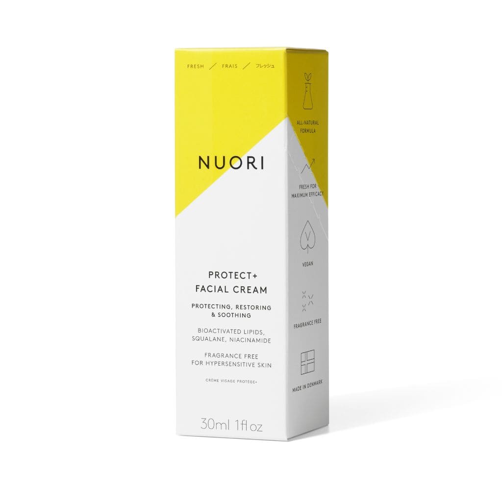 Hajusteeton kasvovoide NUORI Protect+