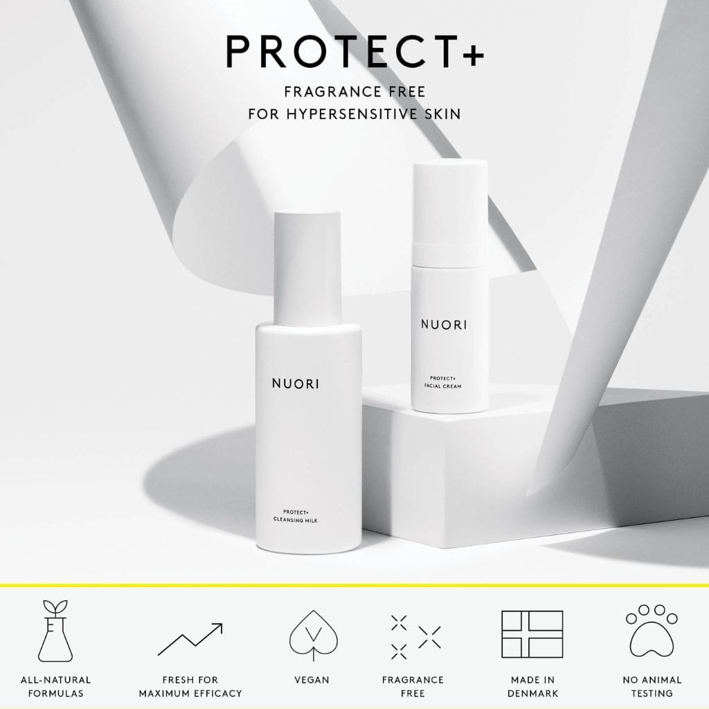 NUORI Protect+ hajusteeton puhdistusmaito vegaaninen