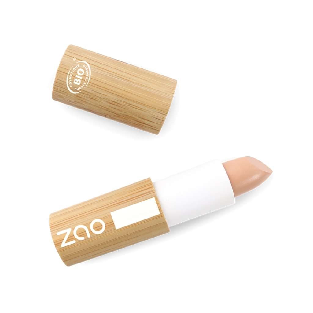 Neutraloija tummille silmänalusille Zao Concealer Stick 493 Brown Pink