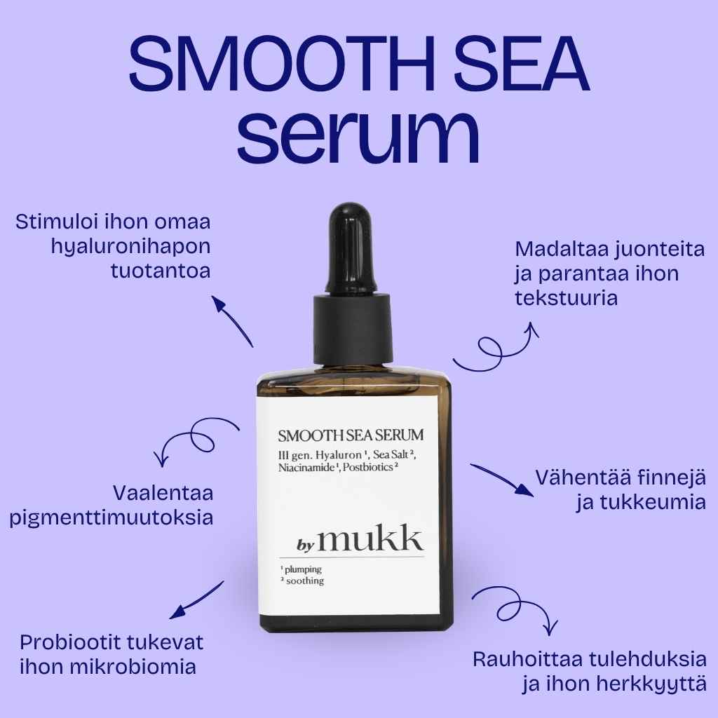 Niasiiniamidiseerumi by mukk Smooth Sea Serum hyödyt