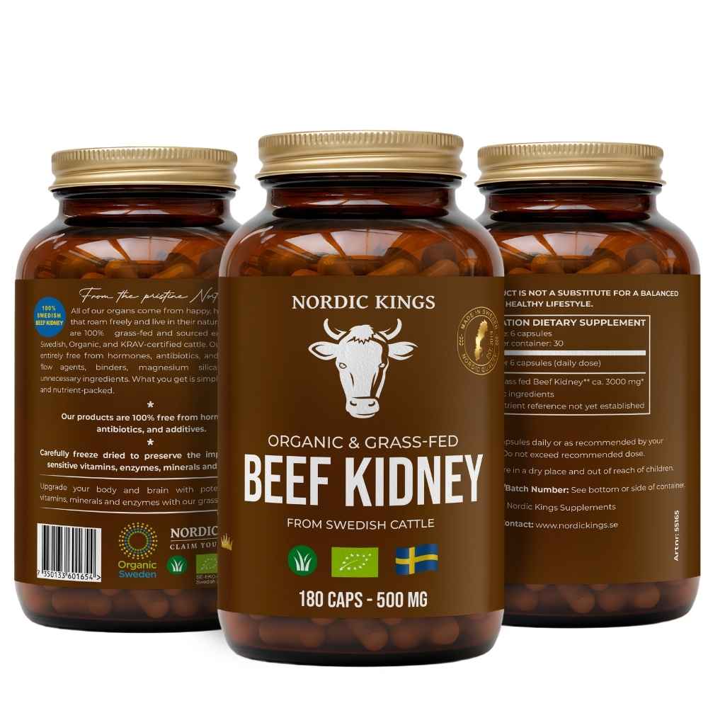 Nordic Kings Beef Kidney munuaiskapselit 180 kaps.
