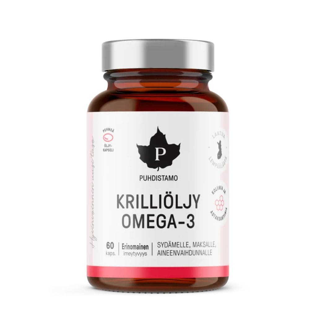 Puhdistamo Krilliöljy Omega-3, 60 kaps.