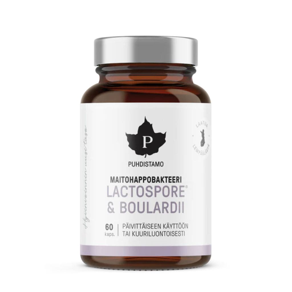 Puhdistamo Maitohappobakteeri - Lactospore & Boulardii 60 kaps.