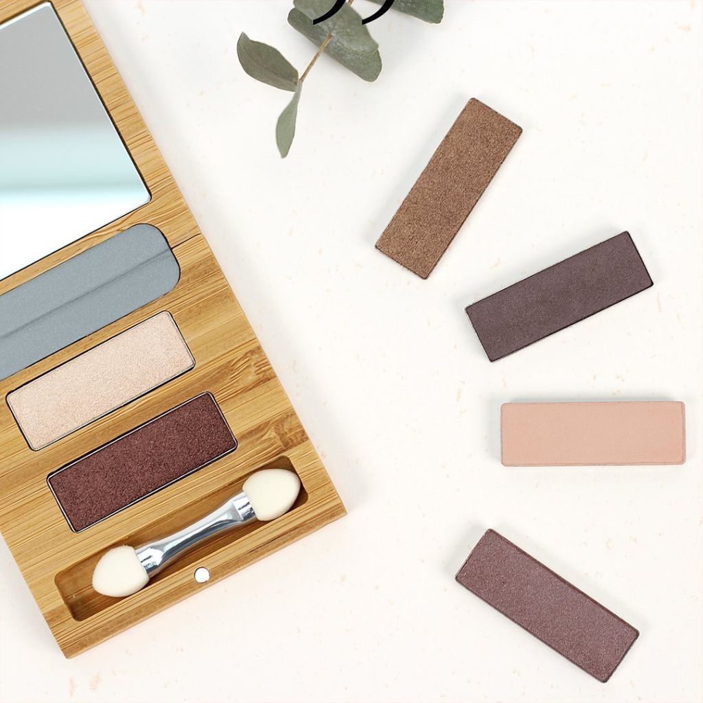 Zao Bamboo Box meikkipaletti Duo esimerkki