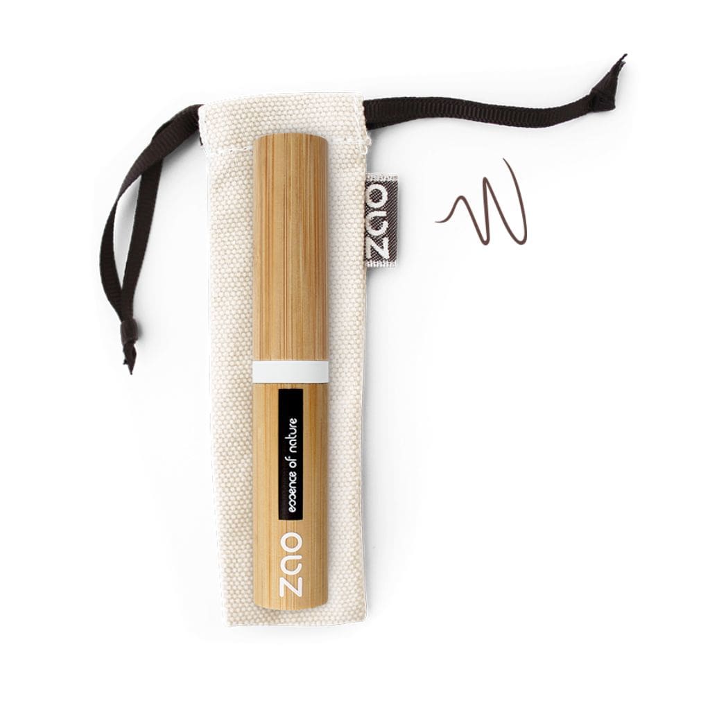 Zao Brush Eyeliner 071 Dark Brown