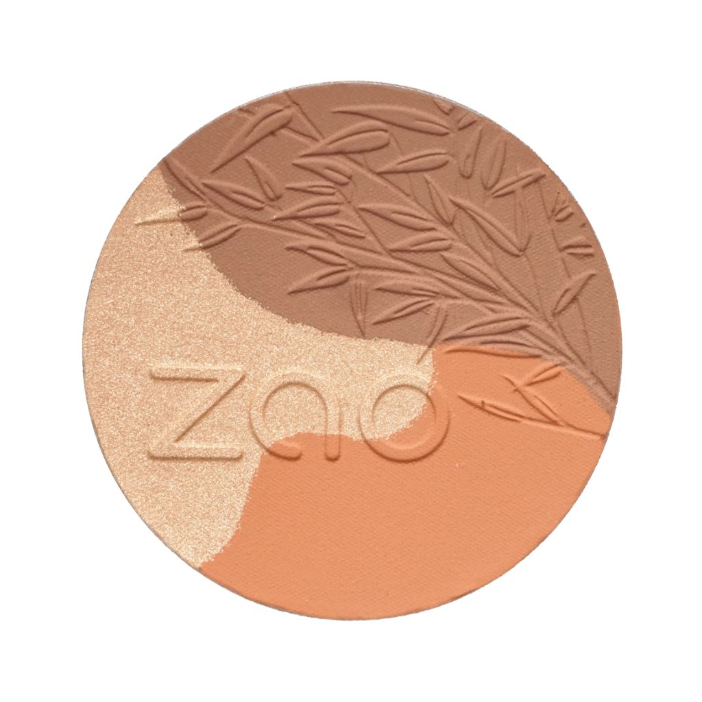 Zao mini meikkipaletti - highlighter, bronzer ja blush