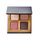 INIKA Organic Eyeshadow Quad luomiväripaletti Flowers - ruusun ja vaaleanpunaisen sävyjä