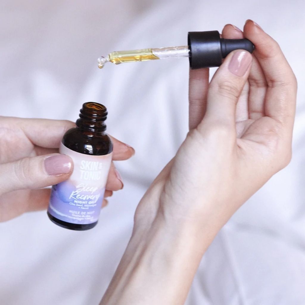 Skin & Tonic Sleep Recovery Night Oil kasvoöljy ikääntyvälle iholle